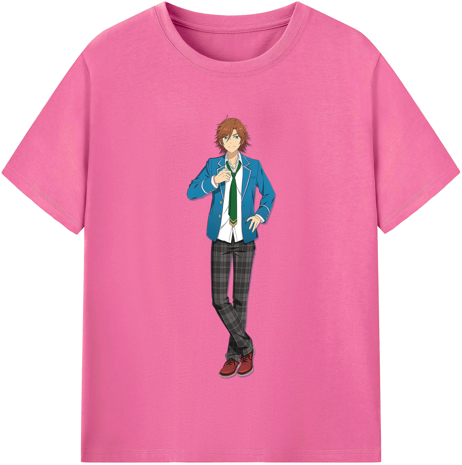 （画像用） あんさんぶるスターズ! Ensemble Stars レディースカジュアルプリントTシャツ（綿100％）